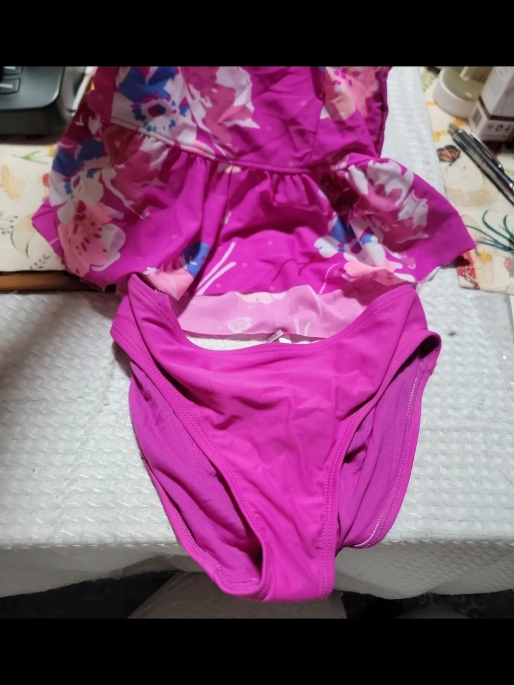 Old Navy girls 2 piece bathing suit size large
